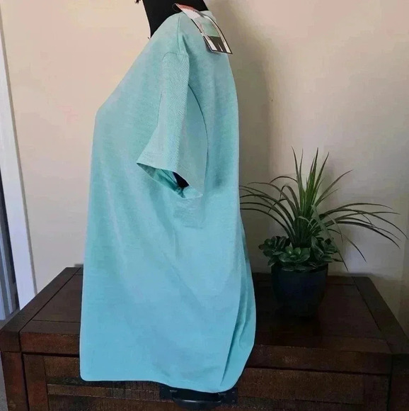 ❤️ New! Tuff Athletics Active Top XXL Soft Green Seamless Stretch T-shirt - Picture 5 of 12